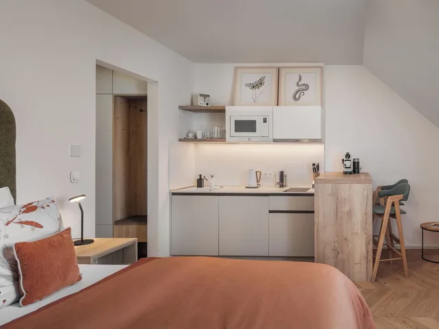 City, Studio, King Bed، Hotel Modra Ruze 3/6