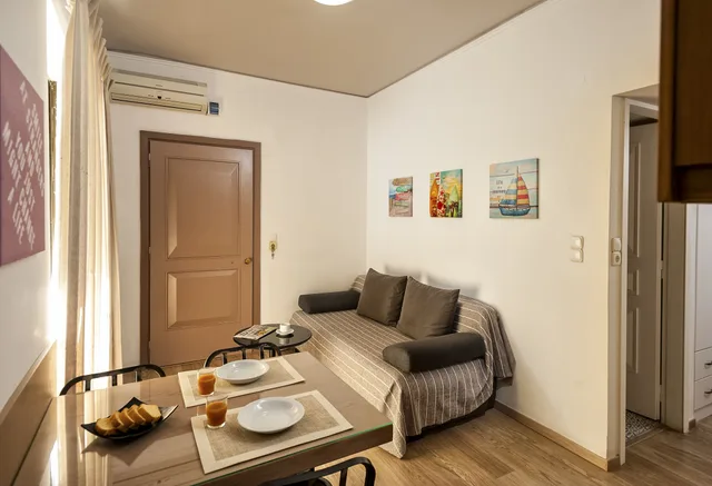 شقة بشرفة بغرفتي نوم، Elina Hotel Apartments 3/9