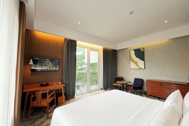 غرفة تنفيذية بسرير كوين بإطلالة على المدينة، The 1O1 Bandung Dago 1/10