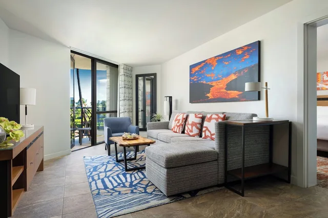2 Bedrooms, Suite, 2 Double Beds, Ocean View, Balcony, Marriotts Waikoloa Ocean Club 4/6