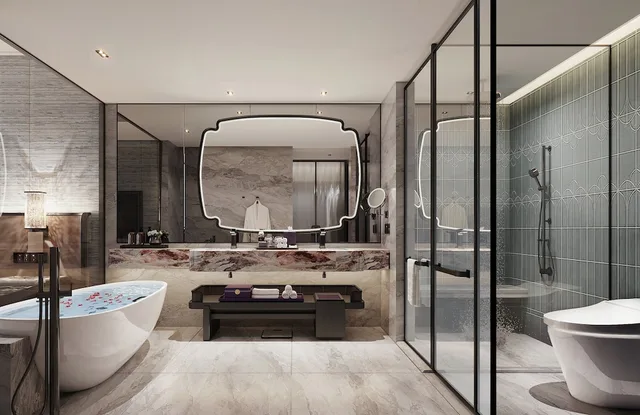 غرفة قياسية بسرير كينج مع دخول الصالة، Hualuxe Xianyang By Ihg 4/5