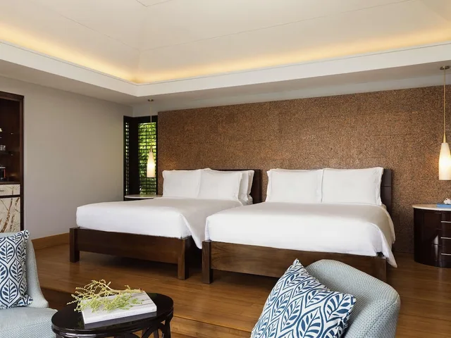 فيلا بسريرين منفصلين بإطلالة على الحديقة، Raffles Seychelles 1/3