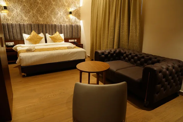 غرفة تنفيذية بسرير مزدوج، Boutique Hotel Goldene Henne 1/1