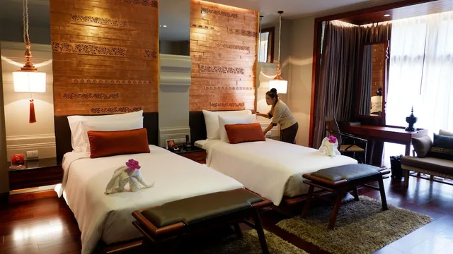 Deluxe, Twin Beds, New Building، Ratilanna Riverside Spa Resort Chiang Mai 9/10
