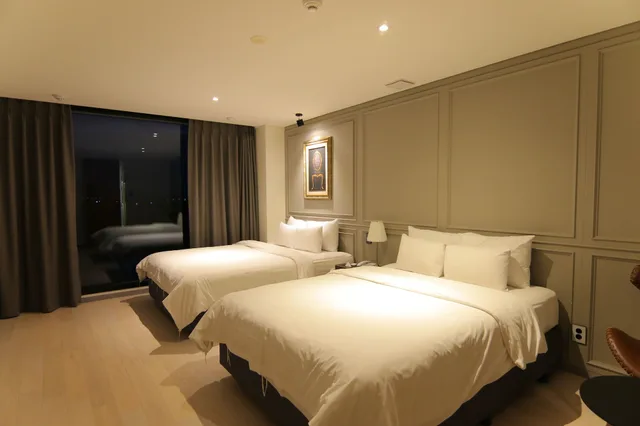 غرفة ديلوكس بسريرين مزدوجين، Hotel Gite 5/7