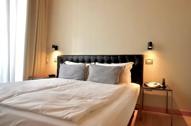 غرفة ديلوكس بسرير مزدوج بإطلالة على القناة بشرفة، Hotel Tiepolo 3/6