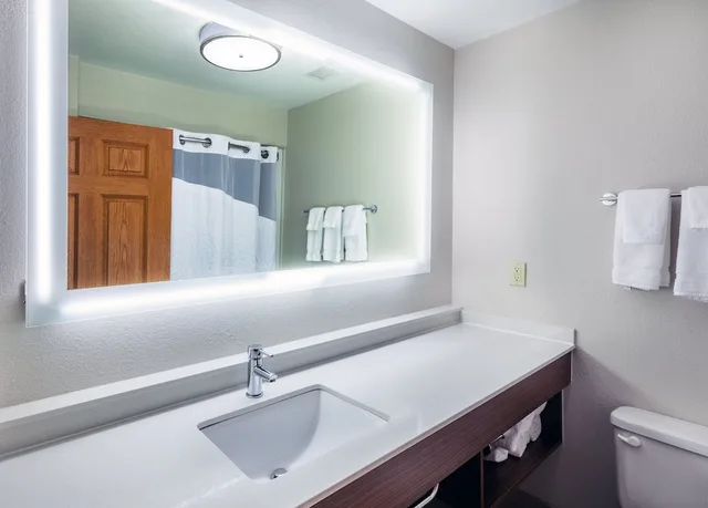 غرفة قياسية بسرير كينج بإطلالة على النهر، Holiday Inn Express Hotel Suites Jenks 2/2