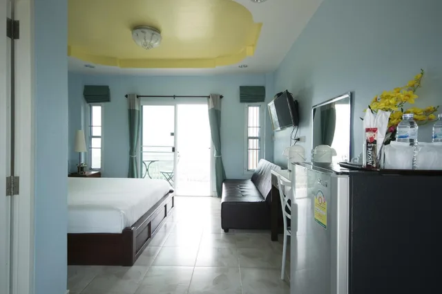 غرفة بسرير مزدوج بإطلالة على الجبل، Hotel Viewpoint Khao Koh 10/10