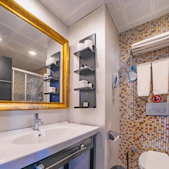 غرفة قياسية بسرير مزدوج بشرفة، Ideal Prime Beach 6/6