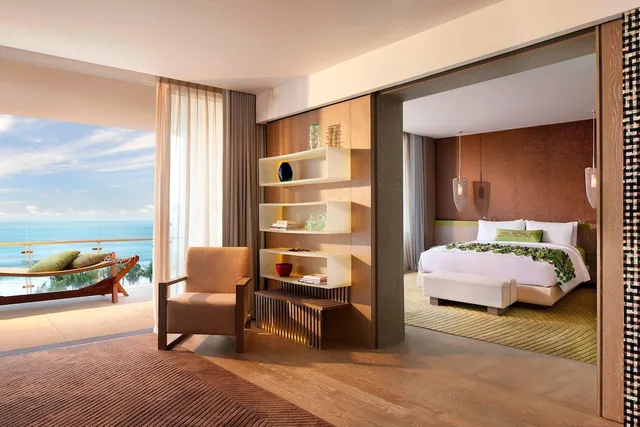 Escape, Suite, King Bed, Ocean View, Balcony, Top Floor، W Bali Seminyak 3/3