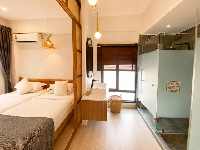 غرفة بريميوم بسريرين منفصلين، Yolo Bangkok Boutique Hotel 1/10