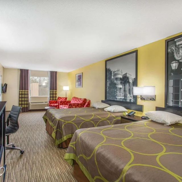 جناح استوديو بسريرين كوين، Super 8 by Wyndham Florence 1/4