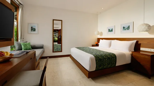 بنغل ديلوكس بسرير مزدوج بإطلالة على الحديقة، Candi Beach Resort And Spa 6/10