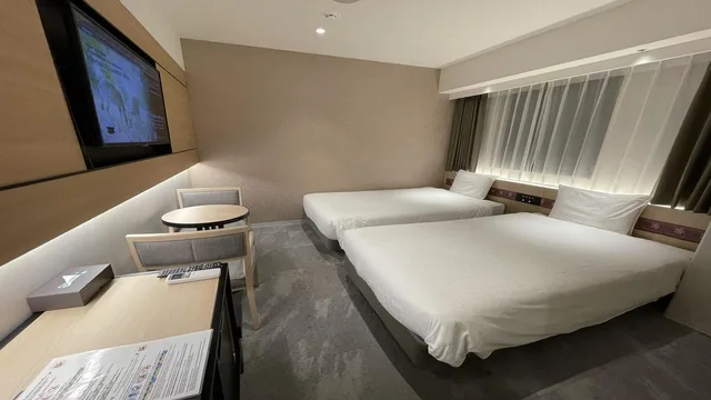 غرفة قياسية بسريرين منفصلين بغرفتين، Henn na Hotel Nara 1/1