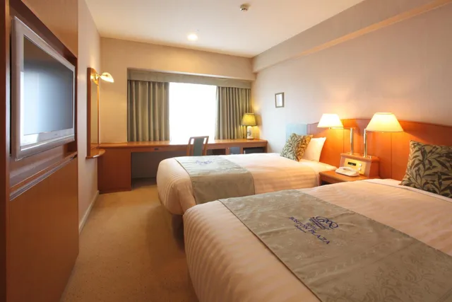 غرفة قياسية بسريرين منفصلين للمدخنين، Hotel Boston Plaza Kusatsu 1/1