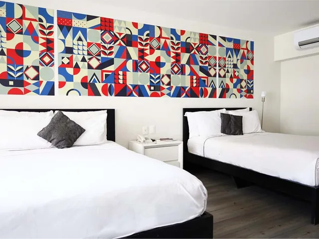 غرفة اقتصادية بسريرين مزدوجين، Hotel El Ejecutivo by Reforma Avenue 2/3