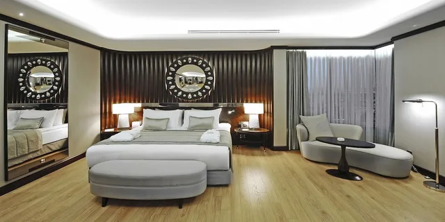 جناح بسرير كينج بإطلالة على المدينة بغرفة نوم واحدة، Crowne Plaza Bursa Convention Center and Thermal Spa 2/3