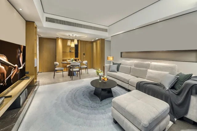3 Bedrooms, Executive, Apartment, King and Queen and Twin Beds, Canton Tower View، Ascott IFC Guangzhou 4/7
