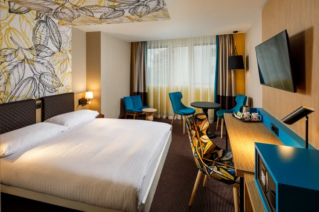 غرفة قياسية بسريرين منفصلين، Hotel Swiss Chocolate Lausanne By Fassbind 5/6