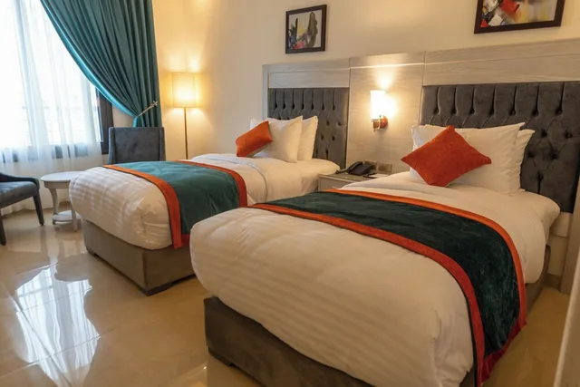 غرفة قياسية بسريرين منفصلين، Petra Canyon Hotel Petra 2/3