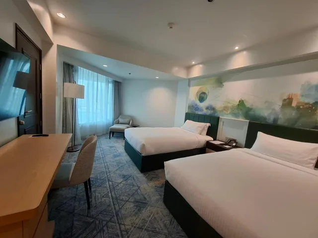 غرفة بريميوم ديلوكس بسريرين مزدوجين، The Heritage Hotel Manila 6/9