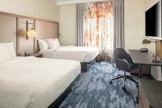 غرفة بسريرين كوين لذوي الإعاقة، Fairfield Inn Suites Buffalo Airport 3/6