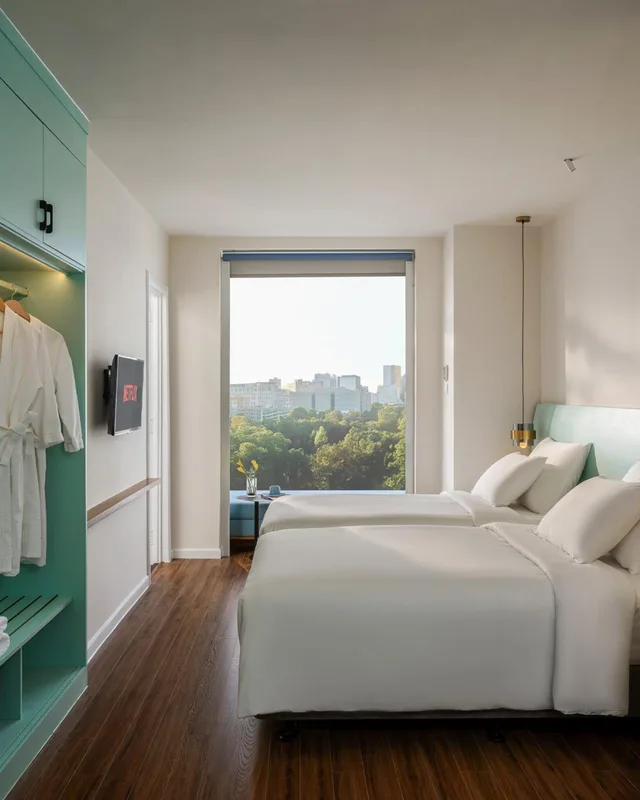 غرفة ديلوكس بسريرين منفصلين بإطلالة على المتنزه، Sonnet Saigon Hotel 1/10