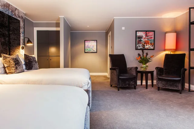 غرفة كلوب ديلوكس بسريرين منفصلين وسريرين مزدوجين، Malmaison Edinburgh 3/3