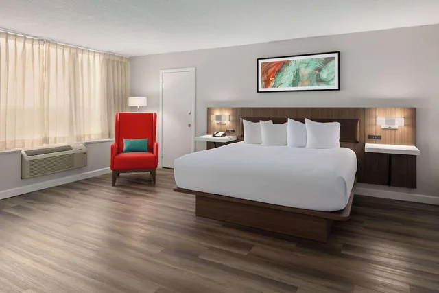 Junior Suite, King Bed, Sofa, Wyndham Garden Norfolk Downtown 2/10