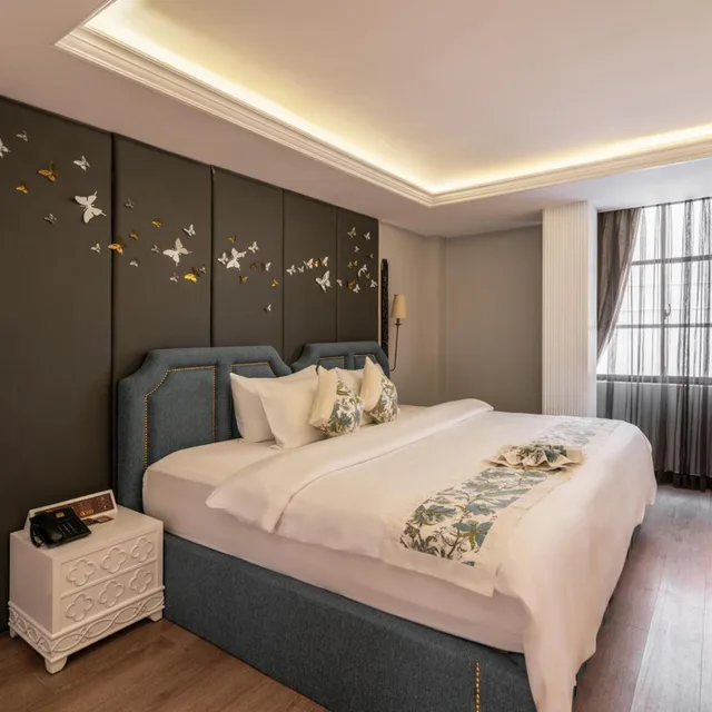 جناح بريميير بمطبخ صغير، A&EM Saigon Hotel 5/10