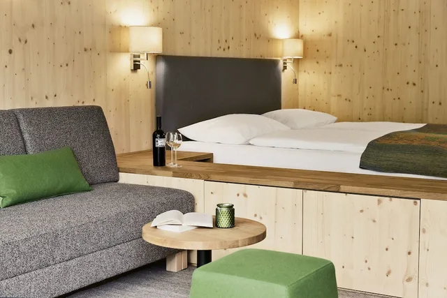 شقة بسريرين منفصلين بشرفة مع أريكة، Hells Ferienresort Zillertal 2/4