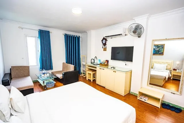 غرفة ديلوكس عائلية بسريرين كوين، A25 Hotel - 307 Ly Tu Trong 4/10