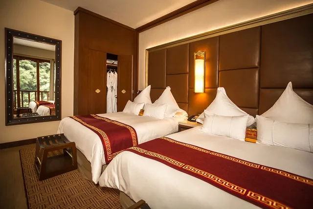 غرفة ديلوكس ثلاثية بسريرين مزدوجين بإطلالة على الحديقة، SUMAQ MACHU PICCHU HOTEL 1/4