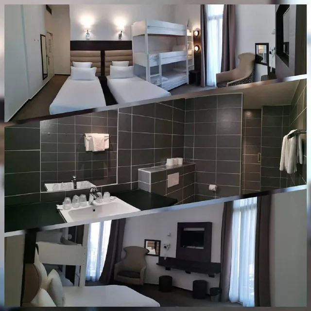 غرفة رباعية بسرير مزدوج، Hotel & Appartements Monsigny Nice 9/10