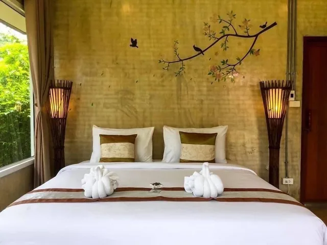 فيلا بسرير مزدوج بإطلالة على الحديقة، Villa De Bua Resort And Spa At Nan 3/7