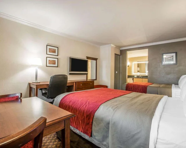 غرفة بسريرين مزدوجين، Hyland Inn near Pasadena Civic Center 5/5