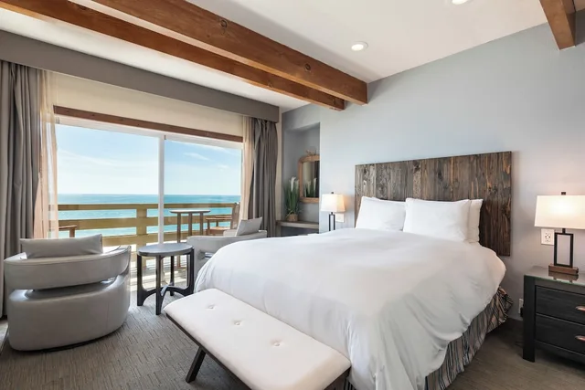 غرفة إليت قياسية بسرير كوين بإطلالة على البحر، Cypress Inn On Miramar Beach 2/7
