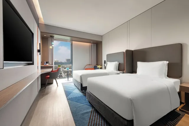غرفة قياسية بسرير فردي، Holiday Inn Express Shanghai Changfeng Park 1/6