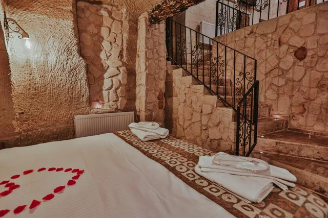 غرفة بسرير كينج بجاكوزي، Cappadocia Caves Hotel 2/10