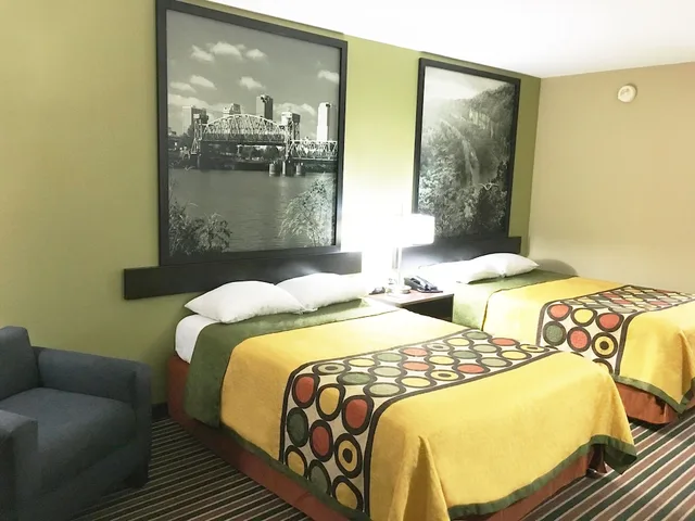 غرفة بسريرين مزدوجين للمدخنين، Super 8 By Wyndham Bryant Little Rock Area 2/4