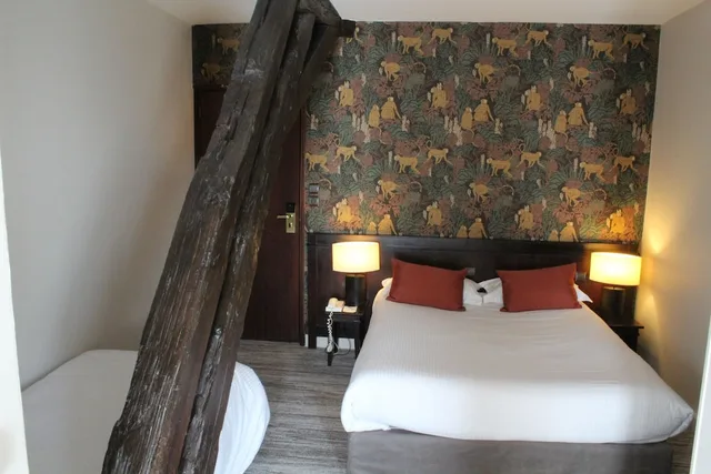 غرفة سوبيريور بسرير كوين وسرير فردي بإطلالة على الحديقة، Best Western De Diane 3/4