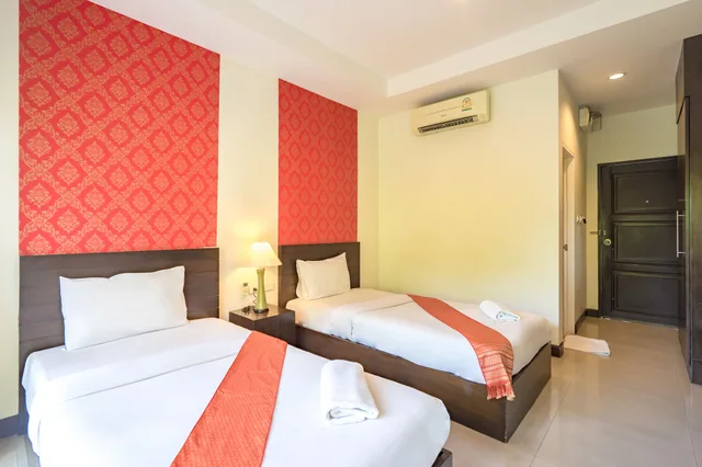 غرفة قياسية بسرير مزدوج، Suphan Lake Hometel 7/9