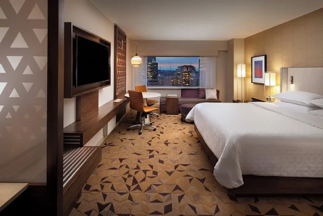 غرفة ديلوكس بسرير كينج بإطلالة على المدينة، Sheraton Grand Seattle 2/5