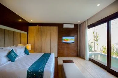 غرفة متصلة عائلية بسرير مزدوج بغرفتي نوم بمسبح خاص، Asa Bali Luxury Villas Spa 1/1