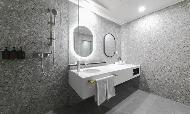 غرفة عائلية بسرير مزدوج وسرير فردي، Gwangju Gwangsangu Hanam Hound Hotel 3/3