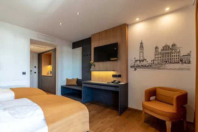 Standard, Twin Beds, Augsburg Hotel Sonnenhof 5/9
