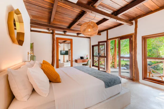 غرفة ديلوكس بسرير كوين، Azulea Hotel and Spa Bacalar 2/6
