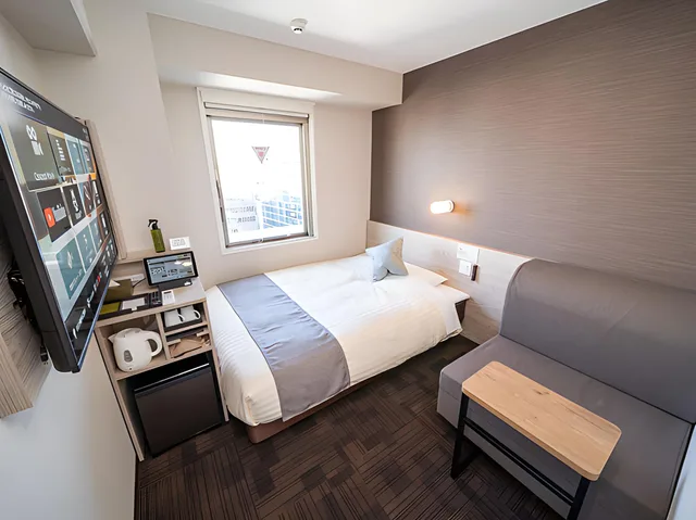 غرفة بسرير مزدوج مع أريكة، Super Hotel Premier Saitama Omiyaeki Higashiguchi 1/1