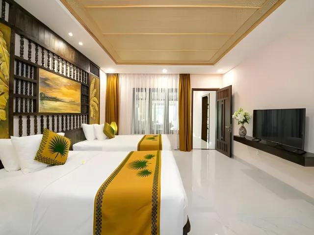 فيلا بسريرين بإطلالة على الحديقة، Palm Garden Beach Resort & Spa 1/1
