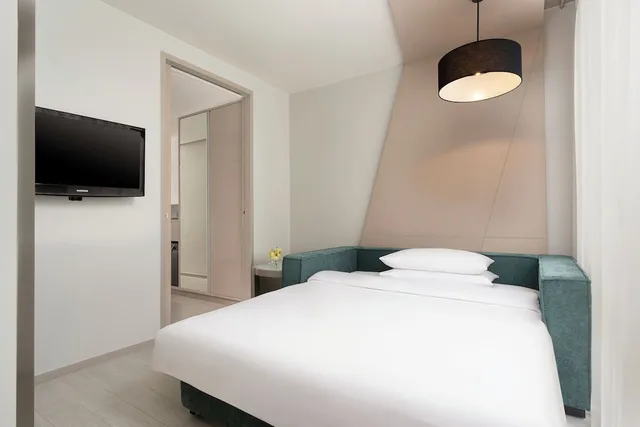 استوديو بسريرين منفصلين مع أريكة، Hyatt Place Bangkok Sukhumvit 1 2/4